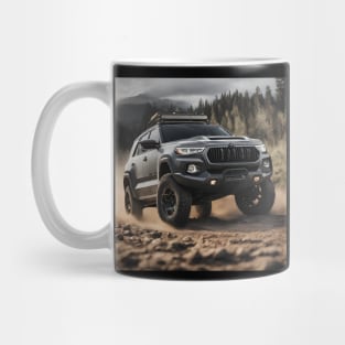 Off-roading in wilderness Mug